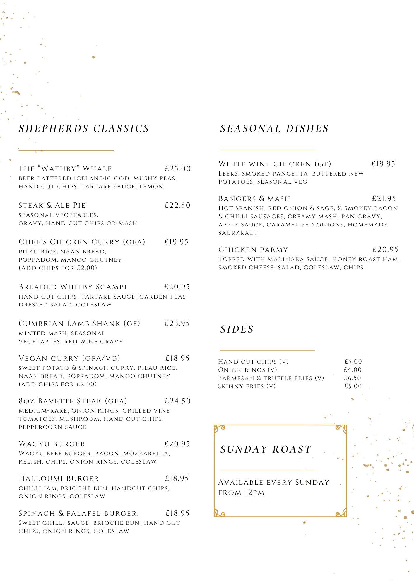 3 at The Shepherd Inn